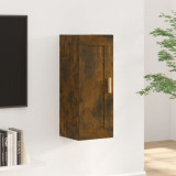 Dulap de perete, stejar fumuriu, 35x34x90 cm, lemn prelucrat GartenMobel Dekor, vidaXL