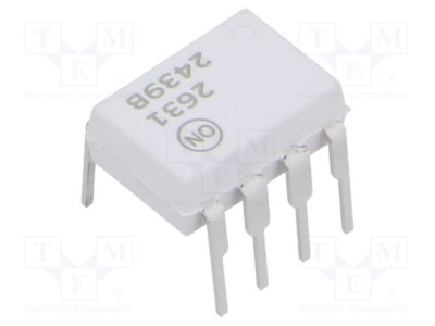 Optocuplor ONSEMI THT DIP8 2 Canale 5kV Uizol 10Mbps foto