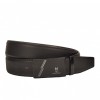 Curea barbati, casual-eleganta, din piele ecologica, latime 3.5 cm, maro - CK185M, CK LEATHER