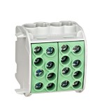 Clema de derivatie CU 35mmp 4 intrari - 4 iesiri galben verde Schrack IK026232, Schrack Technik