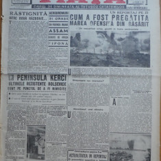 Viata, ziarul de dimineata; director: Rebreanu, 20 Mai 1942, frontul din rasarit