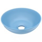 Cumpara ieftin Chiuveta pentru baie, albastru deschis, ceramica, rotund