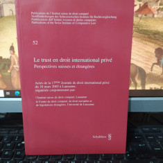 Le trust en droit international prive, Perspectives suisses..., Geneva 2005, 084
