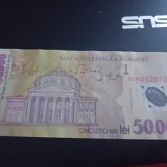 bancnotă 50000 lei