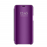 Cumpara ieftin Husa Telefon Flip Book Clear View Samsung Galaxy A6+ 2018 a605 J8 J810 Violet