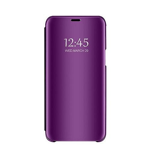 Husa Telefon Flip Book Clear View Samsung Galaxy A6+ 2018 a605 J8 J810 Violet