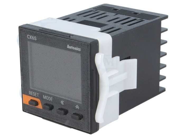 Contor electronic LCD timp și impulsuri