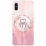 Husa silicon pentru Xiaomi Mi 8 Pro, Heart Baloons