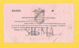 BILET, ABONATII PERIODICULUI &quot; VESTITORULUI ROMANESC &quot; , redactor Zaharia Carcalechi, 1856