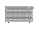 Condensator climatizare Toyota Avensis Verso, 08.2001-11.2009, motor 2.0, 110 kw benzina, 2.0 D-4D, 85 kw diesel, full aluminiu brazat, 745(710)x390(