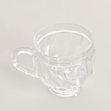 Cana transparenta din sticla 100 ml