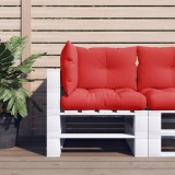 vidaXL Perne de paleți, 3 buc. roșu, material textil