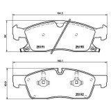 Placute frana Dodge Durango (Wd) 12.10-; Jeep Grand Cherokee 4 (Wk Wk2) 06.10-, Fata, BREMBO