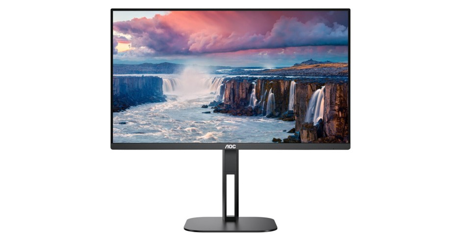 Monitor LED AOC 24V5C/BK 23.8 inch FHD IPS 1 ms 75 Hz USB-C FreeSync ...