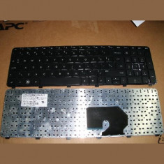 Tastatura laptop noua HP DV7-6000 Black Frame Black(Big Enter) US foto