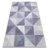 Covor Feel 5672/17944 triunghiurile bej/violet, 80x150 cm