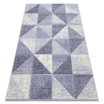 Covor Feel 5672/17944 triunghiurile bej/violet, 160x220 cm foto
