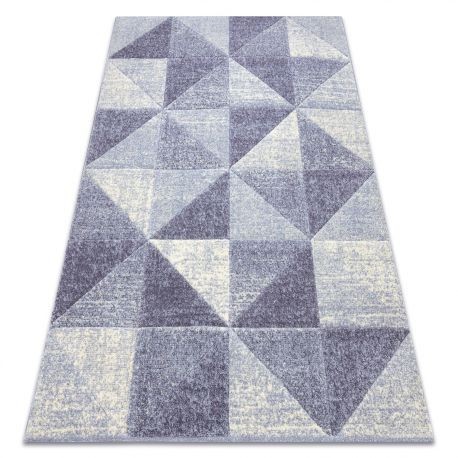 Covor Feel 5672/17944 triunghiurile bej/violet, 160x220 cm