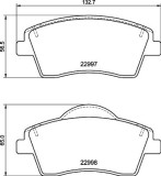 BREMBO P 86 033 PRIME LINE set placute frana,frana disc