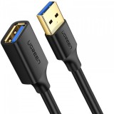 Prelungitor USB 3.0 UGREEN US129, 1m, Negru