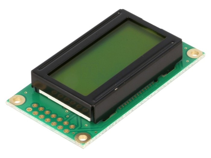 Afişaj LCD alfanumeric 8x2 LED