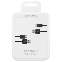 Set Cablu Date si Incarcare Samsung Galaxy A90, EP-DG930MBEGWW, 1.5 m, Negru
