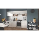 Mobila Bucatarie Fasty 260 cm, MDF Lucios, Standard
