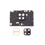 Geam Camera Xiaomi Redmi Note 9, Negru + Rama
