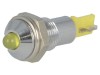 Lampă LED galbenă 24-28V &Oslash;6,2mm IP40