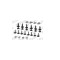 Set 22 buc. clipsuri aripa interioara set OPEL MOKKA, 12.2012-09.2016