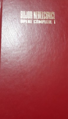 OPERE COMPLETE BUJOR NEDELCOVICI foto