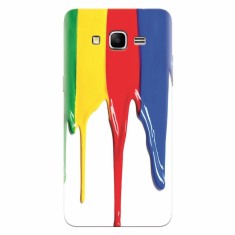 Husa silicon pentru Samsung Grand Prime, Dripping Colorful Paint