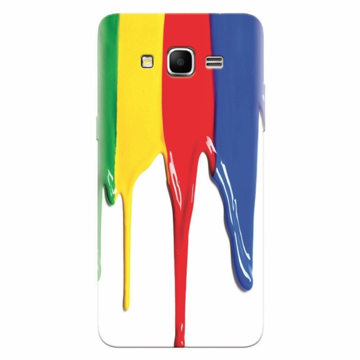 Husa silicon pentru Samsung Grand Prime, Dripping Colorful Paint