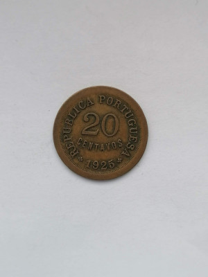 20 centavos 1925 * portugalia foto