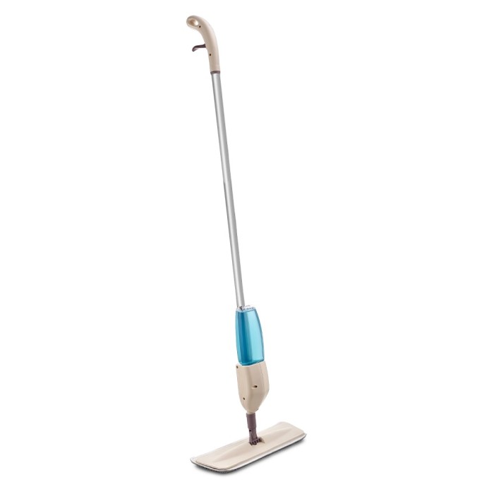 Mop plat cu pulverizator, rotire 360 grade, rezervor 350ml