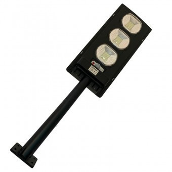 Lampa solara Horoz Compact 30W, Li-Ion, 300 lm, senzor de miscare, IP65, 6400K foto