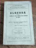 Algebra pentru clasa a VI-a - P. Marinescu, 1946 / R8P2F