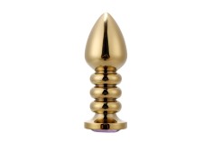 Dildo anal metalic Rosy Golden Medium