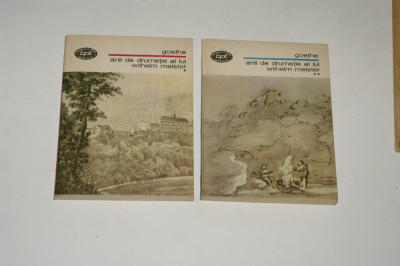 Anii de drumetie ai lui Wilhelm Meister - Goethe - 2 vol. foto