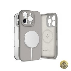 Husa MagSafe pentru Apple iPhone 16 Pro Tech-Protect Liquid Silicone Gri