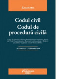 Codul civil. Codul de procedura civila. Actualizat la 1 februarie 2024