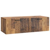 vidaXL Oglindă TV montată pe perete Lemn vechi 98 x 41 x 30 cm 899043