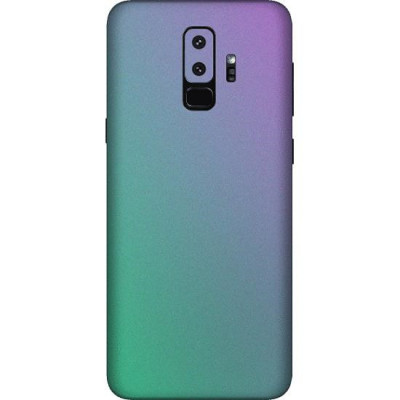 Set Folii Skin Acoperire 360 Compatibile cu Samsung Galaxy S9 Plus (Set 2) - ApcGsm Wraps Cameleon Lavander Blue foto