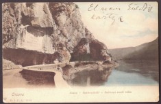 1254 - ORSOVA, Danube Kazan, Romania - old postcard, Censor - used