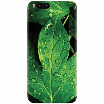 Husa silicon pentru Xiaomi Mi Note 3, Leaves And Dew foto