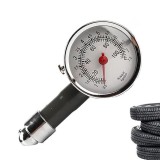 Cumpara ieftin Manometru cu cadran dublu pentru presiunea anvelopelor pentru masina, auto, motocicleta, camion, negru