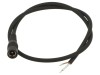 Cablu alimentare DC WEST POL 5.5/2.1mm, Negru, 2m, PVC, Tesa Cupru Cositorit