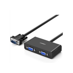 SPLITTER video Ugreen, &amp;quot;40254&amp;quot; 1 x VGA (T) la 2 x VGA (M), rezolutie full HD 1920 x 1440 la 60Hz negru, &amp;quot;20918&amp;quot; (timbru verde 0.8 lei)- 6957303829187 foto
