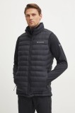 Columbia vesta sport Powder Lite II culoarea negru, de tranzitie, 2086974