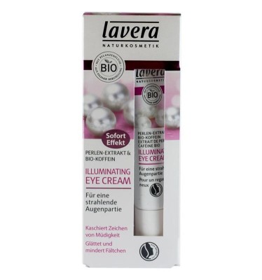 Crema de Ochi Bio Iluminatoare Antirid si Anticearcan Lavera 15ml foto
